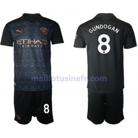 Maillot de Foot Manchester City Ilkay Gundogan 8 Extérieur 2020-21 - Enfant